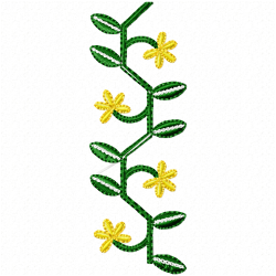 Flowers And Tree Embroidery Design 5 Flowers And Tree Embroidery Design 5